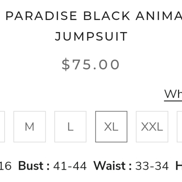 Jaguar Print Short Sleeve Jumpsuit - Picture 3 of 10